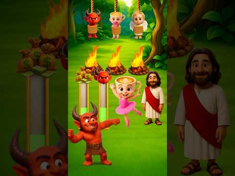 👼 🚨 Что выберет Иисус? Машину или Ангелочка? #иисус #библейскаявикторина #иисусхристос