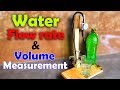 Water Flow Rate & Volume Measurement using Water Flow Sensor & Arduino "Fluid Flow Rate Sensor"