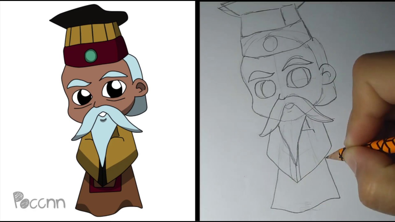 How to draw Cute Emperor (Mulan) - thptnganamst.edu.vn