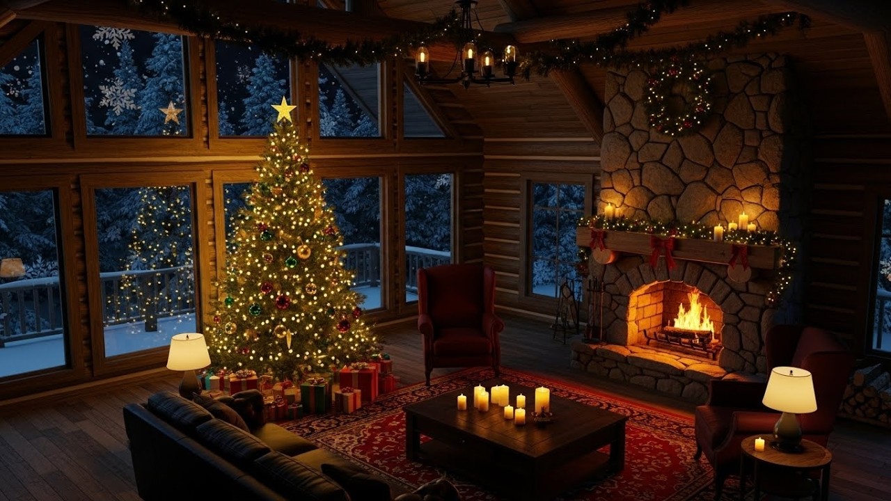 Isolated Winter Cabin 🌌 Slow Minimal Ambience for Deep Relaxation