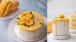 망고꽃이 피었습니다 / 망고 생크림 케이크 (Mango Fresh Cream Cake)