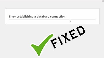 [Fixed] How to fix error establishing a database connection in Wordpress #databaseerror