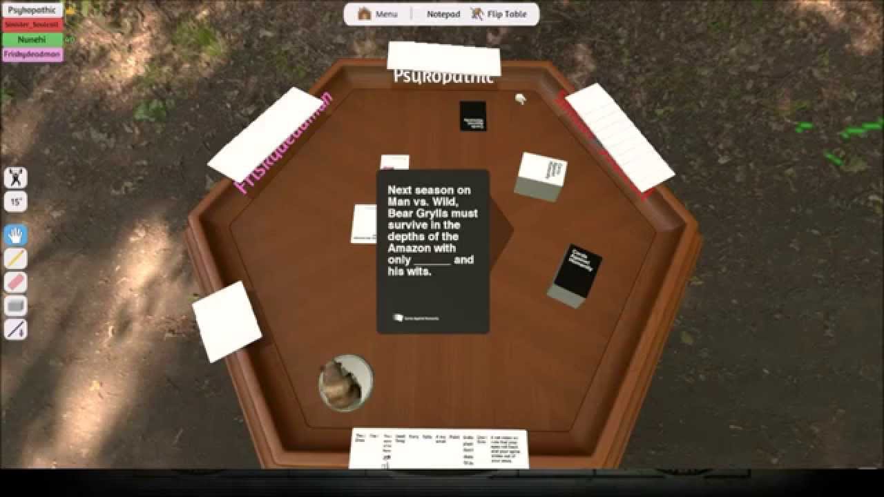 Card Against Humanity! (Tabletop Simulator) YouTube