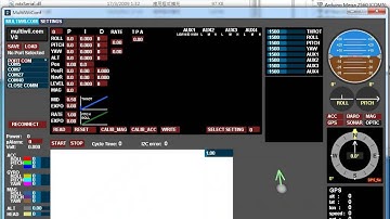 MultiWiiConf conected but no signal