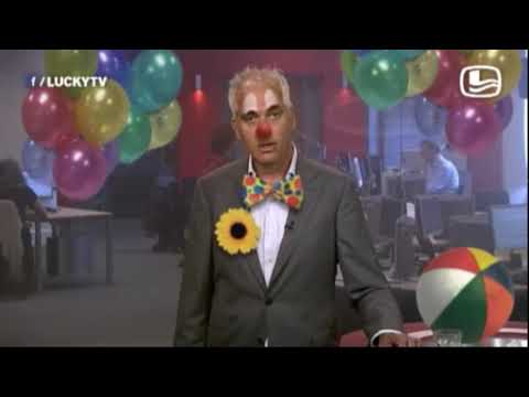 Ron Fresen als clown Ronnie - LuckyTV