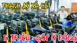 THANH LÝ MOTOR GIÁ RẺ MT15 R15V3 CBR THÁI GZ150 BENALI 302 VIXION155 MSX 125 GD110 SỐC 5 TRIỆU XE MÁ