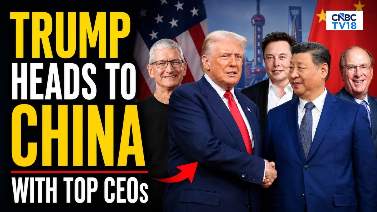 Elon Musk, Tim Cook & Larry Fink Among CEO Delegates At Trump-Xi
