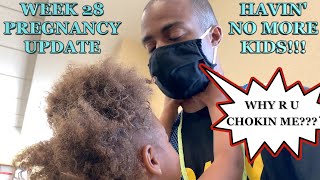 28 WEEK UPDATE [WE&#39;RE DONE HAVIN KIDS!!!]