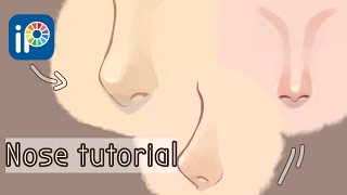 How to draw nose || ibispaintx
