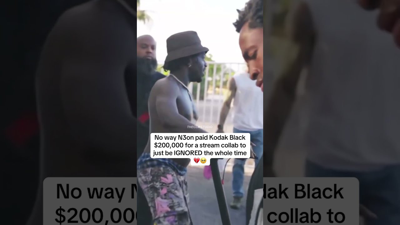 No Way N3on Paid Kodak Black 200 000 For A Stream Collab To Just Be IGNORED The Whole