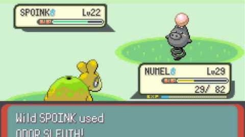 Pokemon Emerald Walkthrough 18:5th Pokemon Spoink