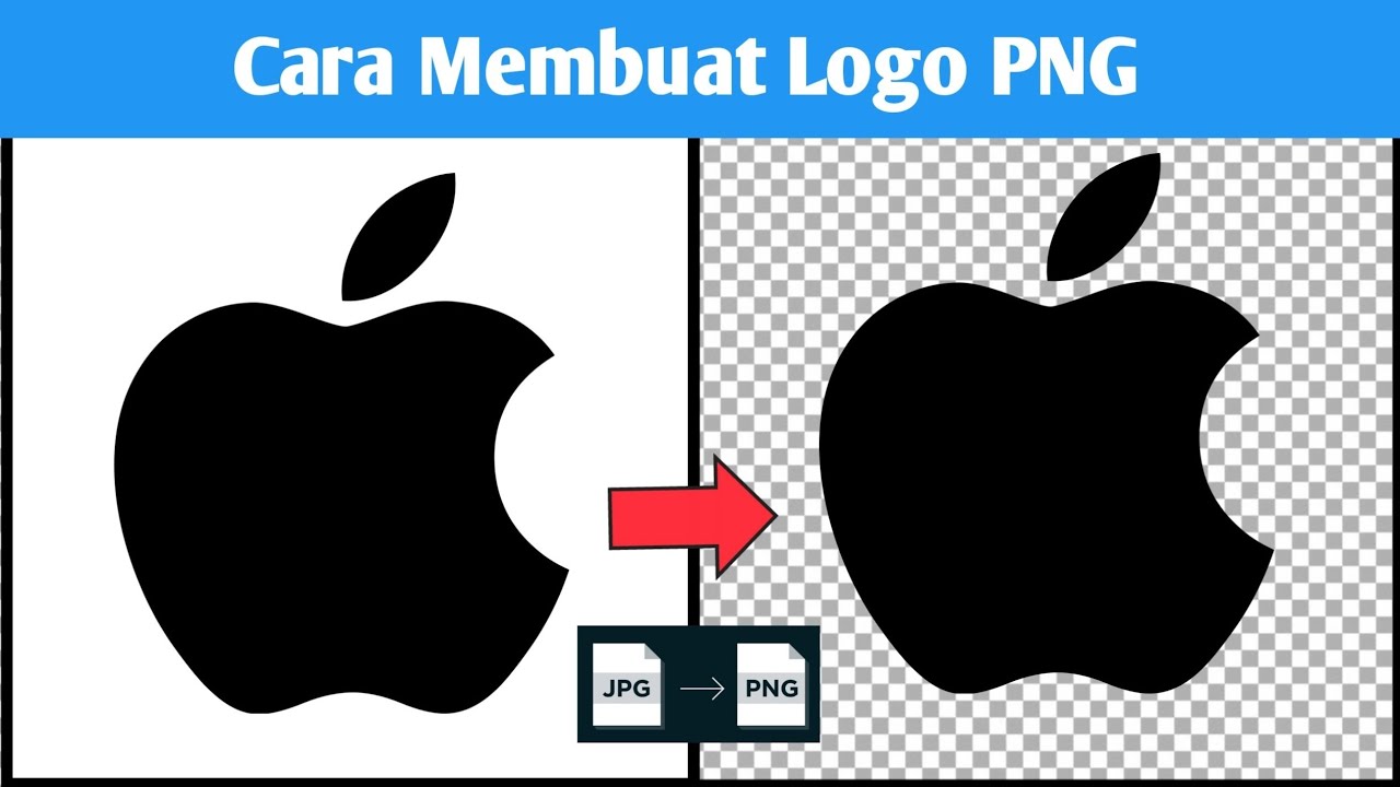 Cara membuat logo PNG | how to make PNG logo - YouTube