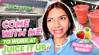 Come with me to work at juice it up in 2025 😮