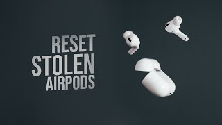 How to Reset Stolen Airpods on Find My (tutorial)