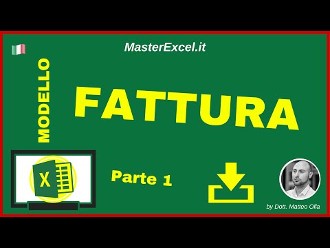 modello fattura excel gratis scaricare