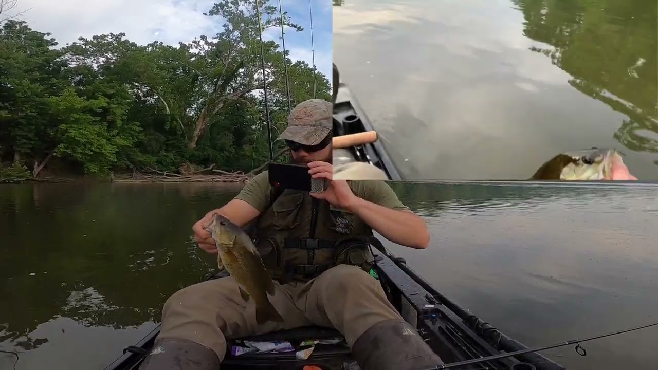 Smallmouth bass fishing