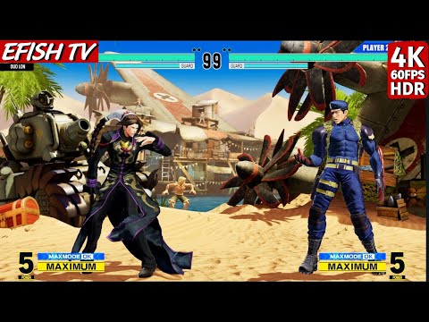 Duo Lon vs Heidern (Hardest AI) - KOF XV | 4K 60FPS HDR