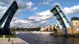Michigan City Draw Bridge - Full Lift