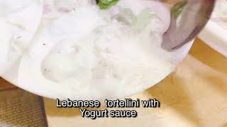 اسهل طريقة شيشبرك نعمل كمية بوقت قصير بدون تعب ولا جهد Lebanese tortellini w/ yogurt sauce