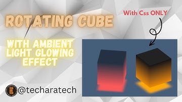 Ambient Light Effects | CSS 3D Glowing Cube Animation Effects