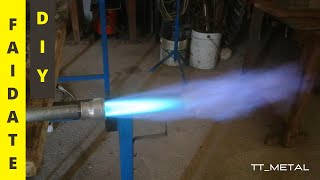 DIY Venturi Gas Burner For Forge // Bruciatore a Gas Per Forgia Fai da Te