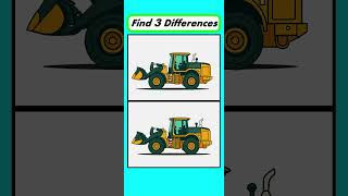 find 3 differences #87 - Excavator #find #spot