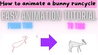How to animate a BUNNY RUN CYCLE