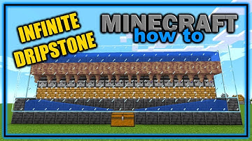 Minecraft Easy Pointed Dripstone Farm (Java & Bedrock/MCPE 1.18) | Easy Minecraft Tutorial
