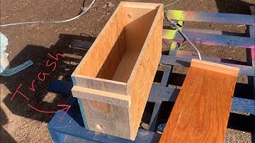 Building Nuc Boxes From Scrap & Frame Feeder Modification