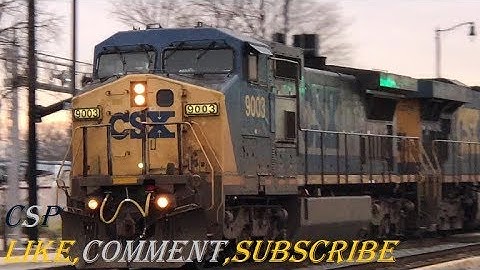 [CSXT]9003 CW40-9 & 5279 ES40DC Leads Q400-11 NB Through Fay NC W/Alot Of Company 3 Bay Coal Cars