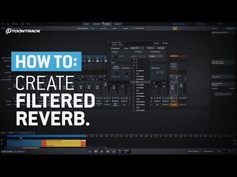 Superior Drummer 3: How to create a filtered reverb