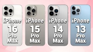 iPhone 16 Pro Max vs iPhone 15 Pro Max vs iPhone 14 Pro Max vs iPhone 13 Pro Max