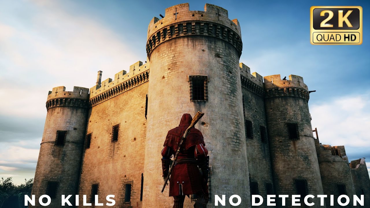 Perfect Stealth: Bastille's Famous Escape Ladder (AC Unity No HUD, No Kills)