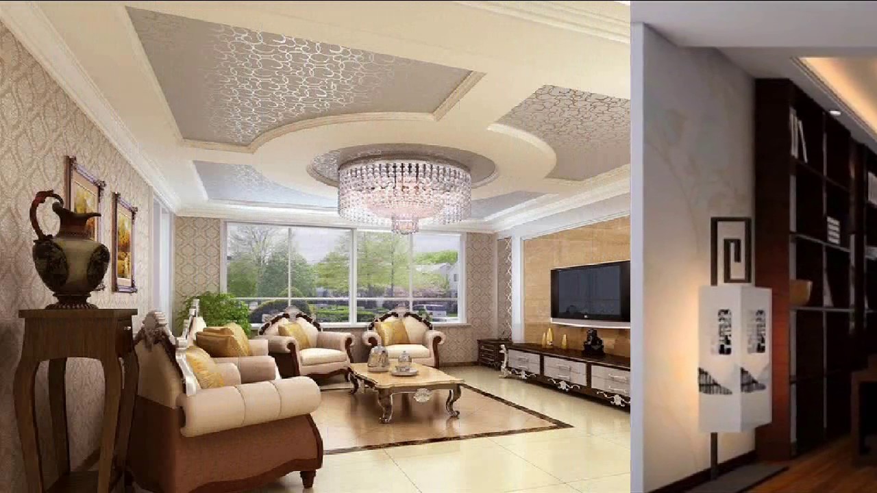  Ceiling  Design Ideas  For Small  Living  Room  YouTube