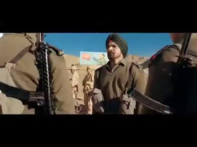 Palton movie India China fight sceme Proud to be sikh class=
