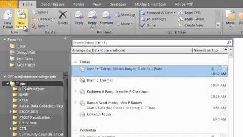 Outlook 2010 Adv - Section 3 - Automating Commands