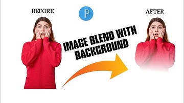 Blend Image with Background in Pixellab | Easy Phone Tutorial