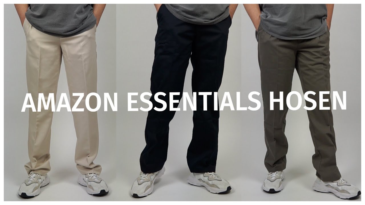  New Update Die besten Amazon Essentials Hosen unter 25 Euro (Widefit, Straightfit)| Joel Ksn