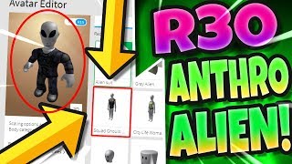 Making An R30 Rthro Alien In Roblox With The New Body Parts Youtube - roblox body parts