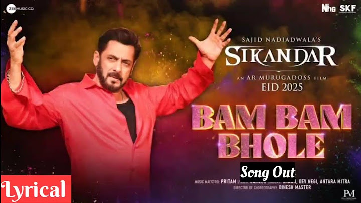 Bam Bam Bhole | Sikandar | Salman Khan, Rashmika Mandanna | Pritam | Shaan, Dev Negi
