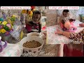 Monkey Angelika helps mama feed the animals & plays with her doll! 😍🤭😜♥️