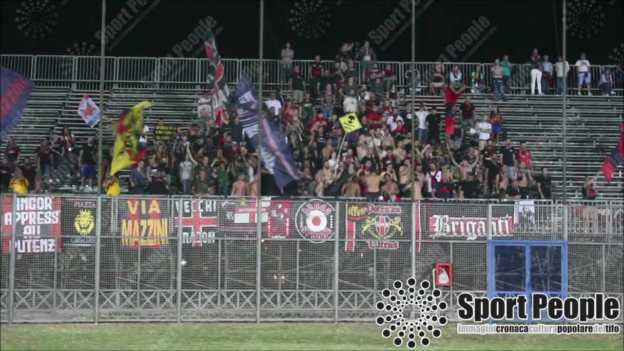 🔥 "Leone alè, sempre con te...", tifo del Potenza in trasferta a Latina 2023-24