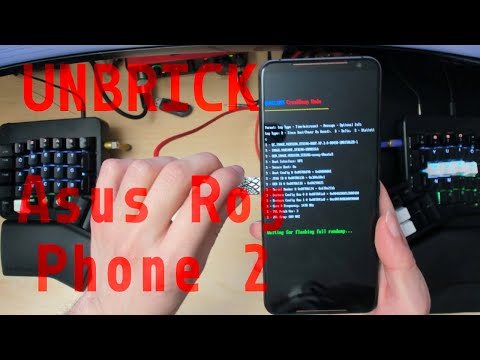 Fix a Bricked Asus Rog Phone 2 | QUALCOMM CrashDump mode fix | Factory Restore | EDL flash DIY cable