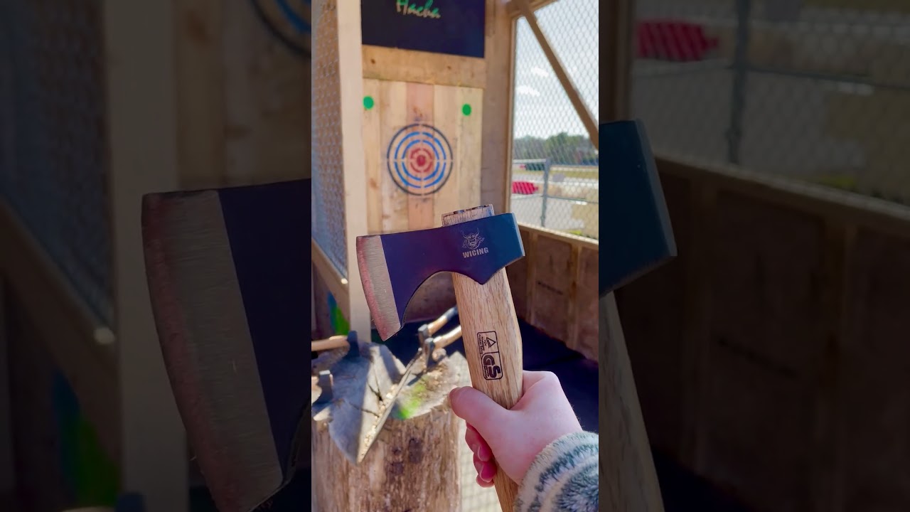 Axe Throwing at Choppers Hatchet House Outdoors at NJMP