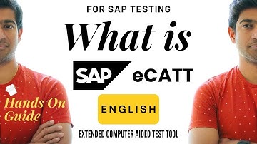 What is SAP Testing Tool SAP eCATT?: End to End Guide #sap #tetsing #sapecatt