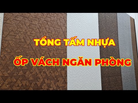 Video Chọn tấm nhựa làm vách ngăn | tấm nhựa ốp tường và ốp... - youtube
