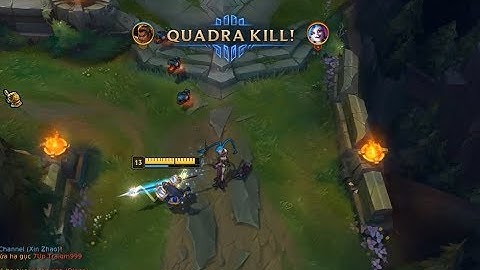 XinZhao đi rừng mùa 8: 1 mình cân 4 thằng! Tiếc thằng còn lại tự sát không được Pen rồi