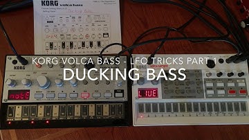 Korg Volca Bass - LFO Tricks Part 1
