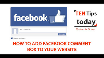 How to add Facebook comment box to your website - HD Tutorial  | 2016