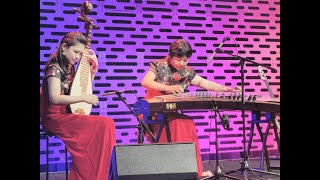 Chinese instruments guzheng and pipa at the NAMM Show 2024 Grand Rally 春江花月夜 古箏琵琶重奏
